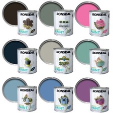 Ronseal Garden Paint Wood Brick Metal Stone Outdoor Exterior All Colours & Size Sapling price