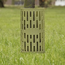 3 Green Tree Guards Tree Trunk Plant Protector Young Trees Saplings 33cm x 20cm Sapling price