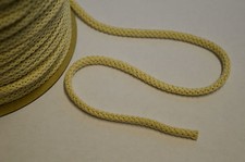 BRAIDED COTTON CORD ECRU ROPE STRING FOR CRAFT 6MM DIAMETER Cotton price