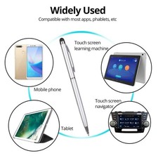 Universal Touch Screen Stylus Rubber Tip Ball Pen For Mobile Phone Black Silver Mobile Phone Stylus price