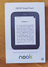 NOOK SIMPLE TOUCH EBOOK READER . BRAND NEW AND BOXEd. E-Book Reader price