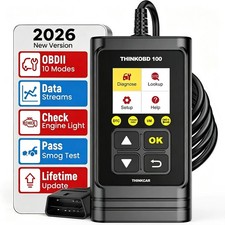 ThinkOBD 100 OBD2 Scanner Car Fault Code Reader Check Engine Light Diagnostic UK Scanners price