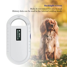 Portable Handheld Animal Chip Reader Pet Microchip Scanner Universal RFID UK Scanners price