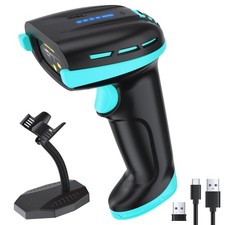 Tera Barcode Scanner Bluetooth Wireless: 1D 2D QR 4400mAh with Replaceable Ba... Scanners price