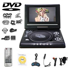 8inch Portable DVD Player Rechargeable HD LCD Swivel Screen AV 3D Game Function Portable DVD Players price