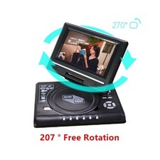 Portable DVD Player Rechargeable HD LCD Swivel Screen AV 3D Game Function Portable DVD Players price