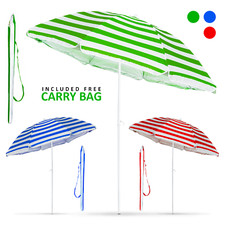Beach Tilting Parasol Umbrella 1.7m Patio Garden Outdoor UV Protection Sun Shade Garden Umbrella price
