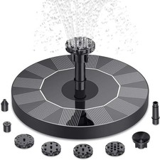 Solar Fountain Floating Pump Water Feature Garden Pool Bird Bath Pond Outdoor UK Water Pump price