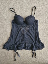 36B Black Babydoll Nightdress From New Look With Lace Detail Babydoll price