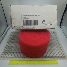 5x Robert Scott 8" Red Floor Polish Rotary Scrub Pads Machine Cleaning Polishing Floor Cleaning Machine price