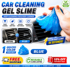 Car Cleaning Gel Blue Reusable Putty Slime Air Vent Dashboard Keyboard Dust UK General Car Cleaning price