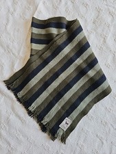 Pure Wool Scarf Vintage Men's Wool Scarf 50 Long Fringed Scarf Made In Scotland Men's Neck Warmer price