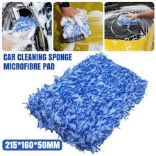 1x Car Cleaning Sponge Microfiber Pad Washing Auto Detailing UK Car Wash Products price