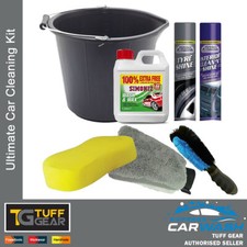 Car Cleaning Kit Brush 1L Shampoo Sponge Interior Tyre & Bucket Wash Products Car Wash Products price