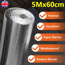 60cm Wide Silver Multi-purpose Double Aluminium Bubble Insulation Foil Roll Exterior Insulation Materials price