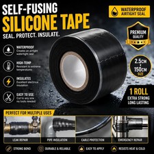 Self Fusing Silicone Tape Waterproof Heat Resistant Leak Repair UK Silicone price