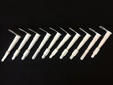 12  Spare Resealable silicone sealant / Adhesive Tube nozzle cartridge White Tip Silicone price