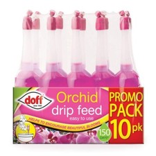 Doff 10 Pack Orchid Drip Feed Feeders Fertiliser 30 Days Plant Food 10pk Fertilizer price