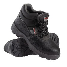 MENS LEATHER LIGHTWEIGHT STEEL TOE CAP SAFETY BOOTS ANKLE WORK SHOES TRAINERS SZ Work Shoes price