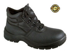 Chukka Safety Work Boots Shoes Leather Steel Toe Cap & Midsole Size 3-13 Mens Work Shoes price