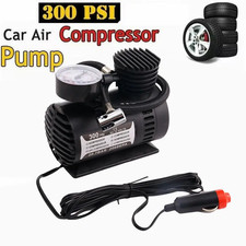 HEAVY DUTY POWERFUL 300psi 12V ELECTRIC CAR TYRE INFLATOR AIR COMPRESSOR PUMP Air Pump - Tire Care price