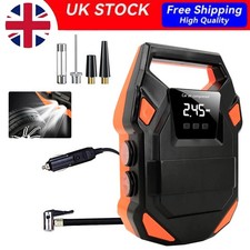 UK Car Tyre Inflator Pump Digital Portable Tyre Air Compressor Pump 12V Electric Air Pump - Tire Care price