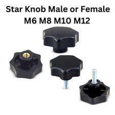 Star Knob Duroplast Knobs Clamping Hand Tightening  Male / Female  M6 M8 M10 M12 Nut Tightening Machine price