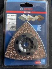 Bosch Multitool Starlock EXPERT Sanding Grout Removal Plate AVZ 90 RT2 Carbide Tile Adhesive Mortar price