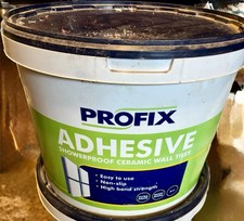 Profix Adhesive Showerproof Ceramic Wall Tiles 15 litre - Collection only Tile Adhesive Mortar price