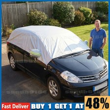Half Car Cover Top Roof Sun UV/Rain Protection Waterproof Outdoor Universal UK Car Cover price