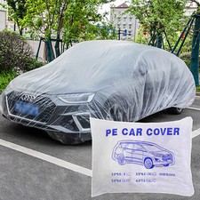 3.8x6.5m Disposable Car Cover Transparent Waterproof Dustproof Plastic Universal Car Cover price