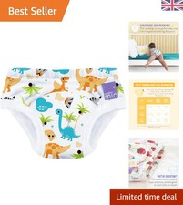 Soft Cotton Toddler Potty Training Pants, 2-3 , Eco-Friendly Dino Design Baby Raincoat price