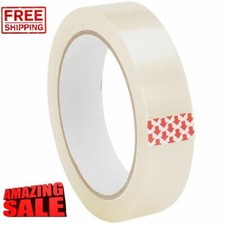 CLEAR TAPE BIG ROLLS PARCEL PACKING SELLOTAPE 1" 25MM X 66M CELLOTAPE PACKAGING Tape price