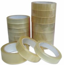 CLEAR STRONG TAPE PACKAGING ROLLS PARCEL PACKING SELLOTAPE 1" 24mm x66m CELOTAPE Tape price