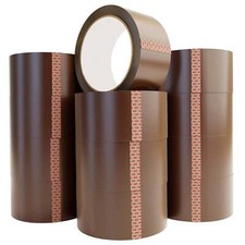 1-12 ROLLS PACKING PARCEL TAPE BROWN CLEAR 48MM X 66M PACKAGING BOX STRONG LONG Tape price