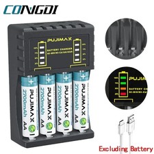Battery Charger 4 Slot For AA AAA NI-CD NI-MH Rechargeable Batteries UK Standard & Rechargeable Batteries price