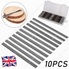 UK 10Pcs 82mm Reversible Electric Planer Blades Box HSS For MAKITA BOSCH HITACHI Planer price