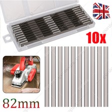 10pz 82mm HSS Reversible Planer Blades For MAKITA BOSCH DeWalt HITACH High Speed Planer price