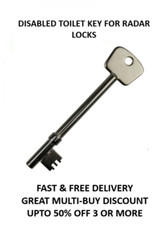 Disabled Toilet Key RADAR KEY Standard key size Key price
