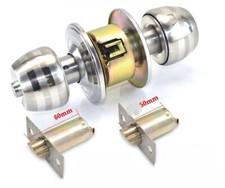 Stainless Steel Round Knobs Privacy Passage Entrance Lock Door Entry with Key U Doorknob Lock price