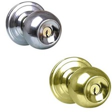 Door Knob Handle Entrance Lock Locking Key Steel Bathroom Bedroom + 3 Keys Doorknob Lock price