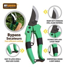 8" Pruning Shears Garden Secateurs Pruner Scissors Hand Plants Cutter Tool Snips Pruning Shears price