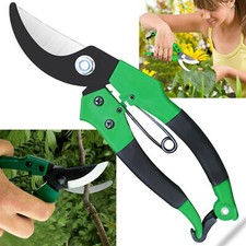 🔥8" Pruning Shears Garden Secateurs Pruner Scissors Hand Plants Cutter Tool UK Pruning Shears price
