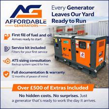 Off Grid Power Diesel Generator UK Silent Electric Start Generators price