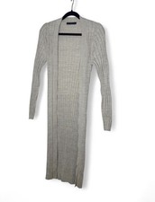 Peruvian Connection Women's Sweater Small Cardigan Long Neutral Minimalist Women's Cardigan price