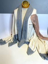 Calvin Klein Jeans Colorblock Full Zip Knit Cardigan Sweater Women’s Size L Women's Cardigan price