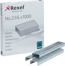 Rexel No. 23/6 Staples - Box of 1000 2101211 Stapler price
