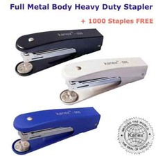 HEAVY DUTY STAPLER + 1000 STAPLES Office Desktop Desk School Stationery Paper Stapler price