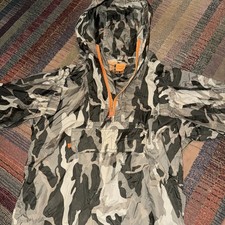 Packables Kag In A Bag, Camouflage Waterproof And Lightweight Pullover Rain Mac. Boys' Overcoat price