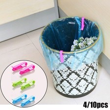 4/10pcs Fixed Clip Clamp Holder For Garbage Can Trash Bag Household Tool Home Tool Bag & Cabinet price